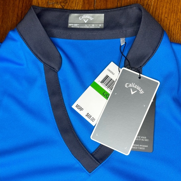 NWT - Callaway - Women’s - Color Block - Mandarin Collar - Golf Polo - Large - Picture 5 of 6